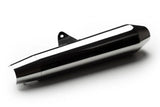 AEW TE102 megaphone exhaust for Royal Enfield Interceptor 650 and Continental GT 650 black stainless steel variants