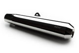 AEW TE103 megaphone exhaust for Royal Enfield Interceptor 650 and Continental GT 650 black and stainless steel variants