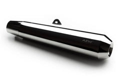 AEW TE103 megaphone exhaust for Royal Enfield Interceptor 650 and Continental GT 650 black and stainless steel variants