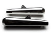 AEW TE103 megaphone exhaust for Royal Enfield Interceptor 650 and Continental GT 650 black and stainless steel variants