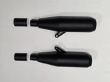 AEW TE104 Edge exhaust for Royal Enfield Interceptor 650 and Continental GT 650 stainless steel variants