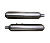 AEW TE202 SS304 stainless steel matt polish exhaust for Royal Enfield Super Meteor 650