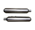 AEW TE202 SS304 stainless steel matt polish exhaust for Royal Enfield Super Meteor 650