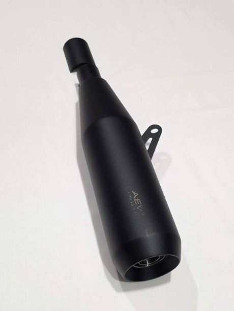 AEW TE 104 EDGE heat resistant black exhaust Interceptor 650 GT 650 slip-on 304 stainless steel performance megaphone silencer lightweight 6.5kg