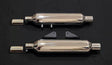 AEW TE204 performance exhaust mirror polish for Royal Enfield Classic 650 free flow silencer