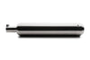 AEW Short Star stainless steel matt polish exhaust for Royal Enfield Meteor 350 and Classic Reborn 350 free flow performance silencer with deep thump sound