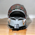 AGV K3SV helmet chin mount installed for GoPro POV motovlogging camera setup by Moto Vibe India