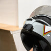 AGV K3SV helmet chin mount installed for GoPro POV motovlogging camera setup by Moto Vibe India