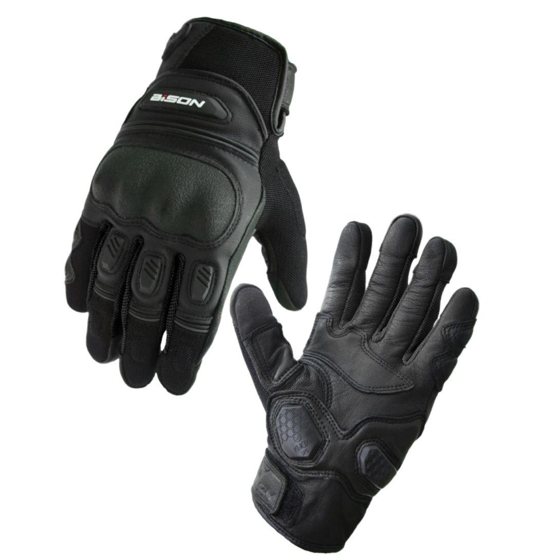 Bison ProGear Air Pro riding gloves black
