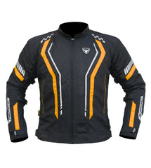 Bison ProGear AIR PRO CE Level 2 riding jacket black orange
