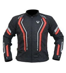 Bison ProGear AIR PRO CE Level 2 riding jacket black red
