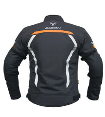 Bison ProGear AIR PRO CE Level 2 riding jacket black orange
