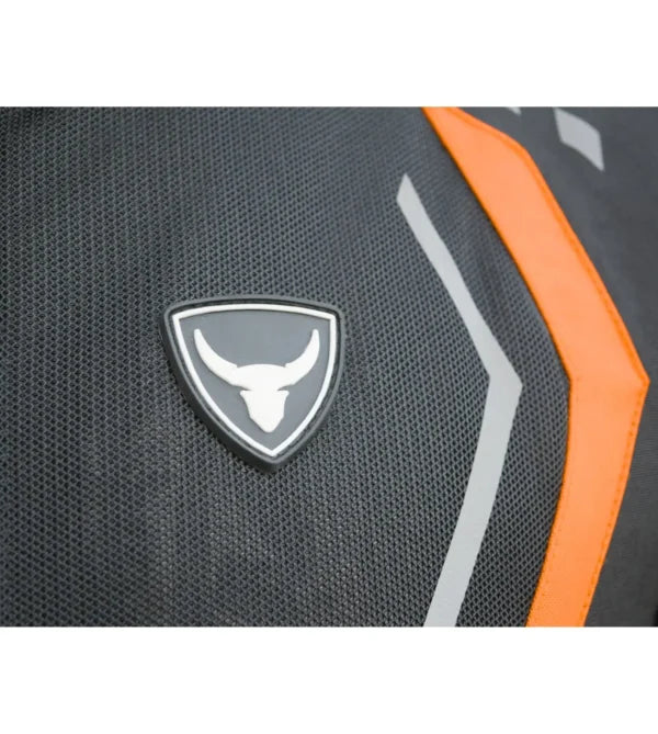 Bison ProGear AIR PRO CE Level 2 riding jacket black red
