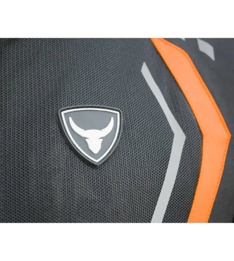 Bison ProGear AIR PRO CE Level 2 riding jacket black orange
