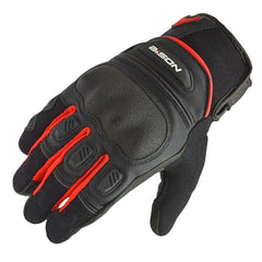 Bison ProGear Air Pro black red riding gloves
