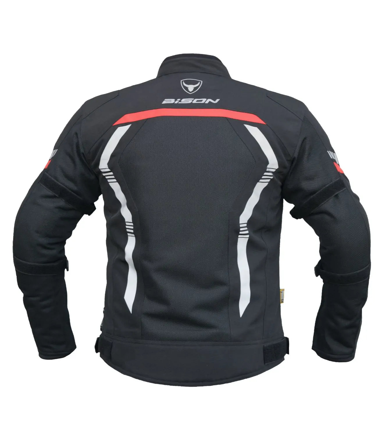 Bison ProGear AIR PRO CE Level 2 riding jacket black red
