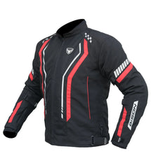 Bison ProGear AIR PRO CE Level 2 riding jacket black red
