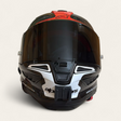 Alpinestars Supertech R-10 SR-10 helmet chin mount installed for GoPro POV motovlogging camera setup by Moto Vibe India with strong 3M adhesive mount