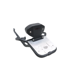 MotoCare pipe carrier with aluminium plate and backrest for Honda CB350
