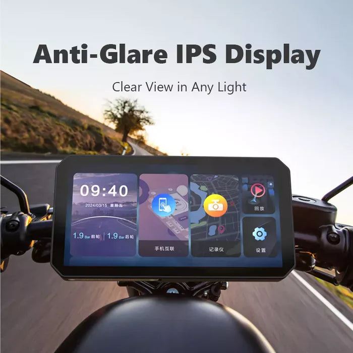 AOOCCI C9 Pro / C9 motorcycle dash cam with CarPlay