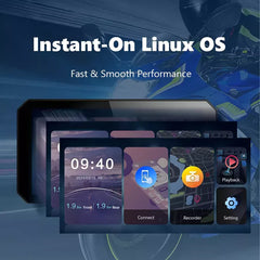 AOOCCI C9 Pro / C9 motorcycle dash cam with CarPlay