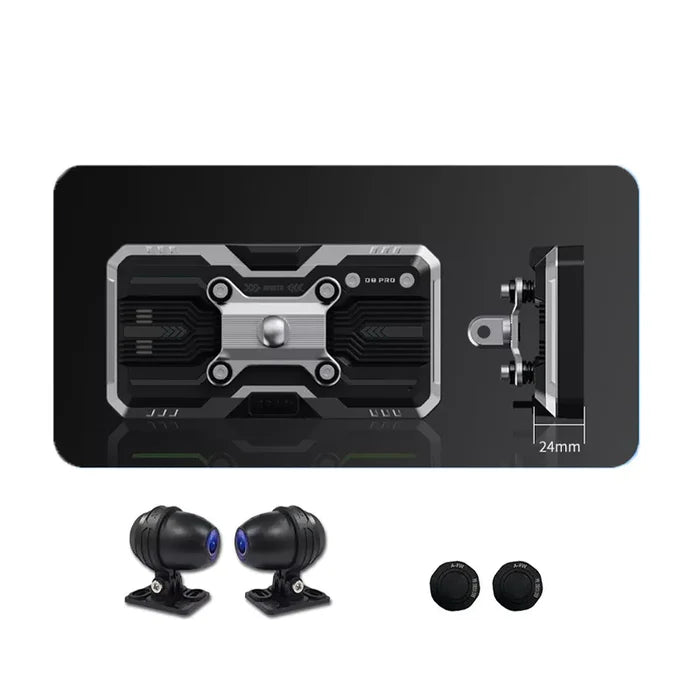 AOOCCI C9 Pro / C9 motorcycle dash cam with CarPlay