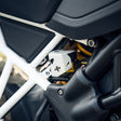 Legundary Casque Aluminium Rear Oil Cap Silver for TVS Apache RTX 300