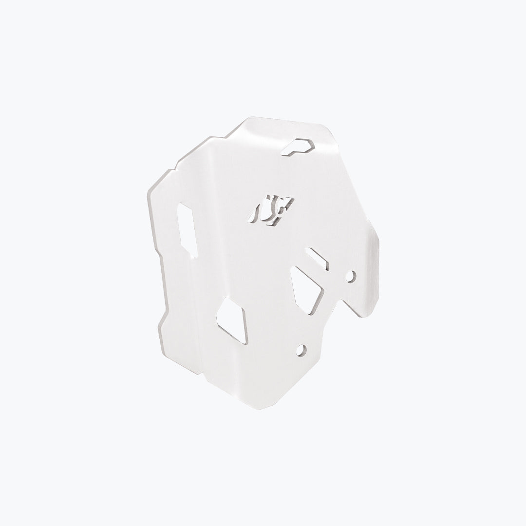 Legundary Titan Aluminium Boot Guards Silver for TVS Apache RTX 300