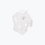 Legundary Titan Aluminium Boot Guards Silver for TVS Apache RTX 300