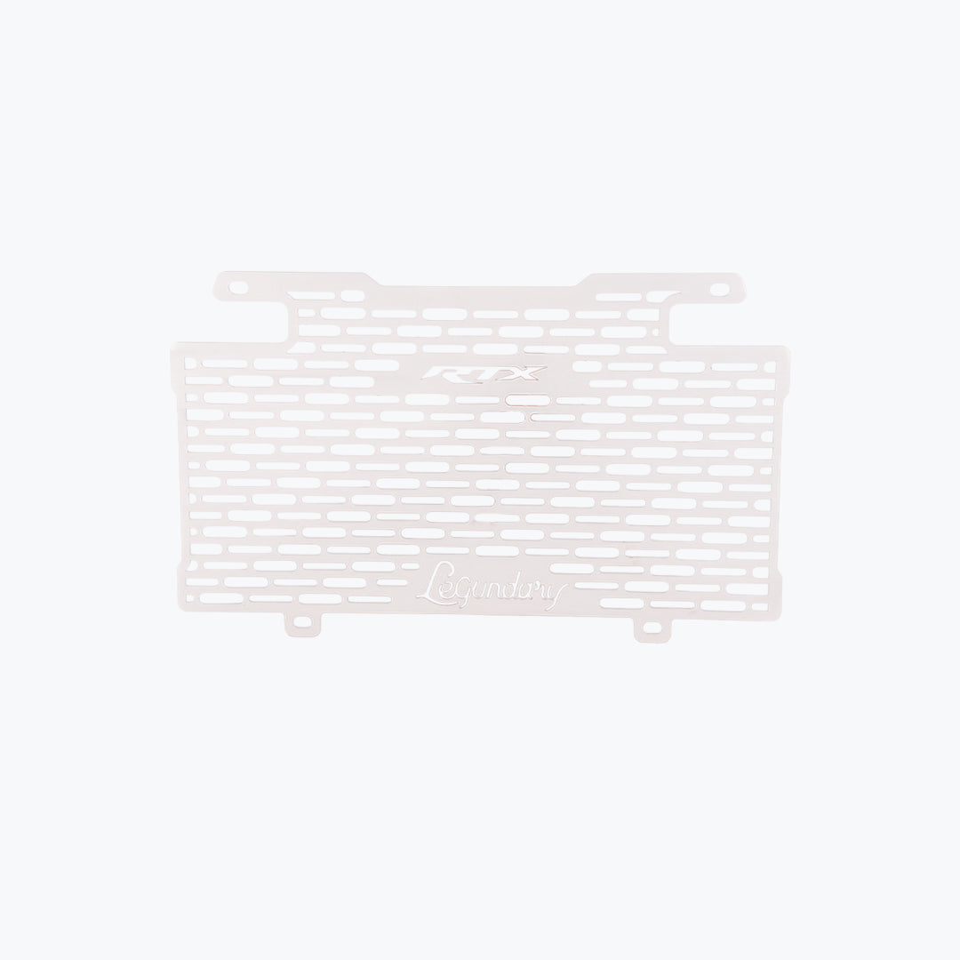 Legundary Vector Aluminium Radiator Grill Silver for TVS Apache RTX 300