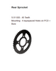 Rolon Brass Chain and Sprocket Kit for TVS Apache RTR 160 4V BS4 13T 45T