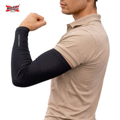 Moto Torque Arm Sleeves for Motorcycle Riding UV Protection Black