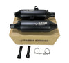 Barrel Atom black performance exhaust for Royal Enfield Interceptor 650 and Continental GT 650
