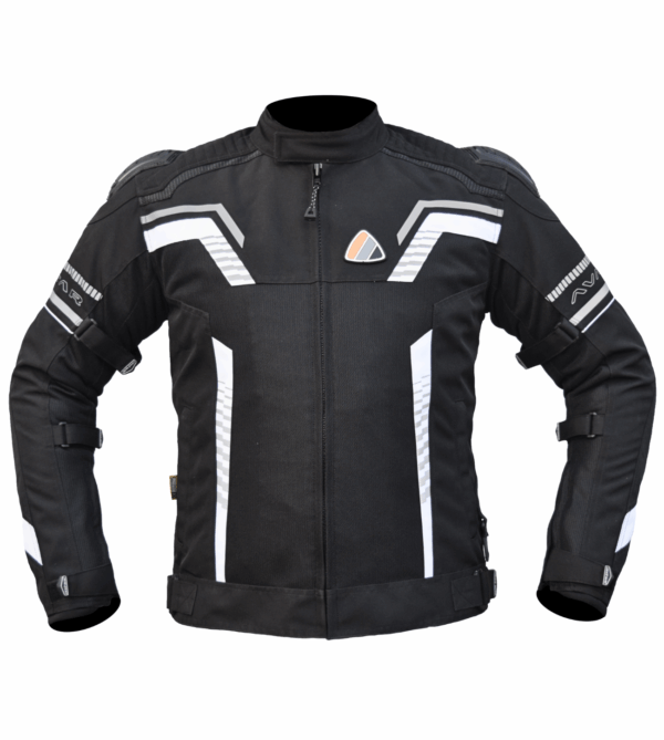 Bison ProGear Avatar V2 riding jacket black white 1
