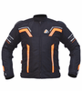 Bison ProGear Avatar V2 riding jacket black hi viz orange 1
