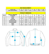Bison ProGear Avatar V2 riding jacket black hi viz orange 5