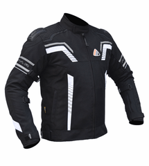 Bison ProGear Avatar V2 riding jacket black white 3