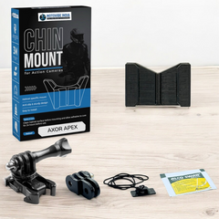 Moto Vibe India AXOR Apex chin mount for GoPro and Insta360 action cameras