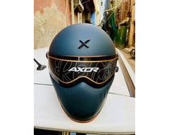 AXOR ROGUE Helmet – Dull GREY Slate COLOR WITH BLACK VISOR LIMITED EDITION