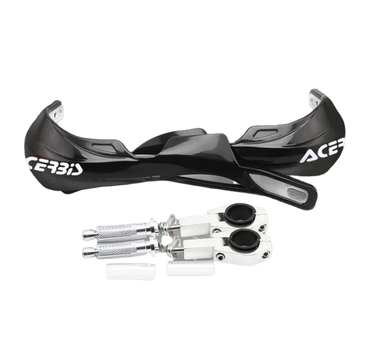 Acerbis Metal HandGuard Small Black Universal Motorcycle Hand Protector with Aluminium Brace