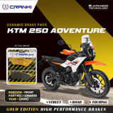 CRANK1 Ceramic Front Brake Pads for KTM 250 Adventure 2025 CRM859