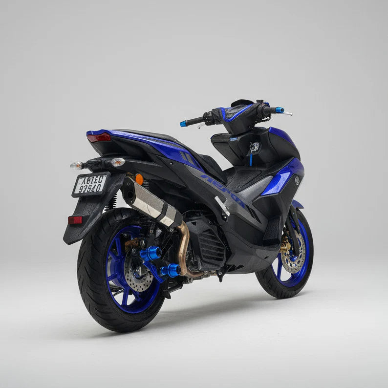 Barrel Rogue full system exhaust for Yamaha Aerox 155 performance racing exhaust V1 and V2 variants