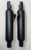 AEW TE203 performance exhaust black for Royal Enfield Shotgun 650 free flow silencer 88122E