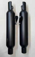 AEW TE203 performance exhaust black for Royal Enfield Shotgun 650 free flow silencer 88122E