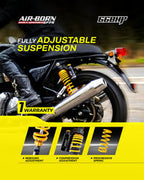66BHP Air Born Suspension Interceptor 650 Rear Shock Upgrade
