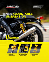 66BHP Air Born Suspension Interceptor 650 Rear Shock Upgrade