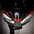 Airoh GP400 helmet chin mount installed for GoPro POV motovlogging camera setup by Moto Vibe India with strong 3M adhesive mount