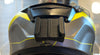 Airoh Spark Rise helmet chin mount installed for GoPro POV motovlogging camera setup by Moto Vibe India with strong 3M adhesive mount