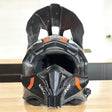 Airoh Wrap helmet chin mount installed for GoPro POV motovlogging camera setup by Moto Vibe India with strong 3M adhesive mount