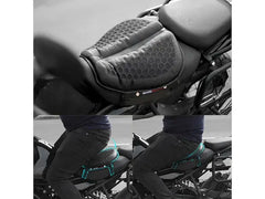 Motorcycle Honeycomb Air Gel Seat Cushion - Universal Fit & Breathable Design